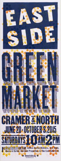 Poster and Banner Design for East Side Green Market